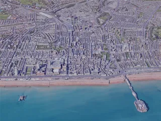 Brighton City, UK (2022) 3D Model