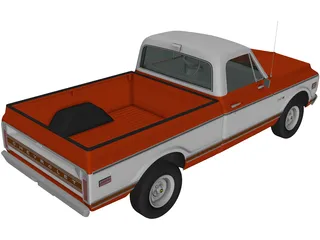 Chevrolet C10 Cheyenne (1971) 3D Model