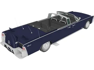 Lincoln Continental (1961) 3D Model