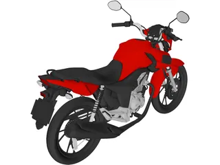 Honda Fan 160 3D Model