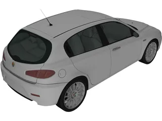 AIfa Romeo 147 2009 3D Model