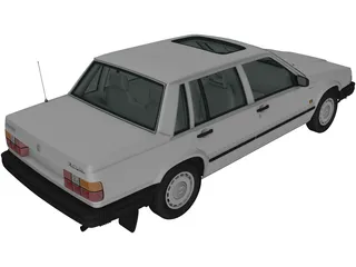 Volvo 740 GL (1985) 3D Model