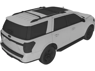 Ford Expedition XLT (2021) 3D Model