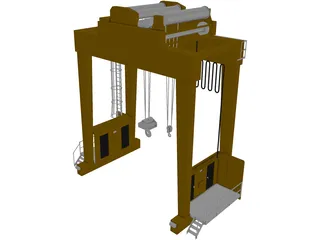 Crane 3D Model