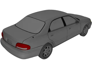 Mazda 626 (1999) 3D Model