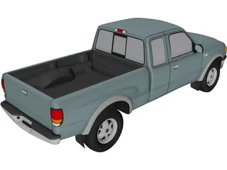 Mazda Pickup (1999) 3D Model