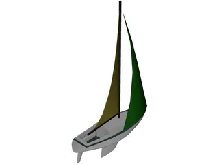 Sailboat 3D Model