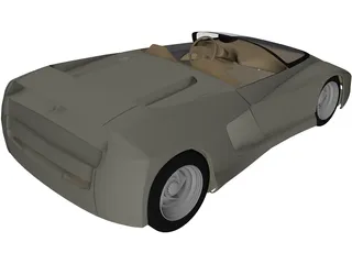 Ferrari Mythos Concept 3D Model