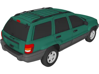 Jeep Grand Cherokee (2000) 3D Model