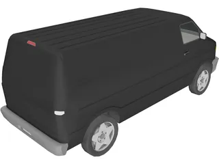 Dodge Van 3D Model