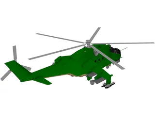 Mil Mi-24 Hind 3D Model