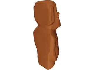 Easter Island Figure 3D Model