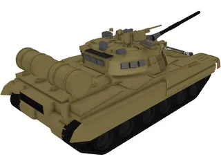 T-80 3D Model