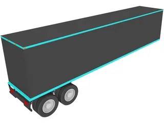 Trailer Box 3D Model