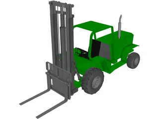 Forklift 3D Model