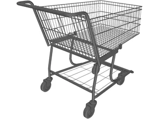 Shopping Cart 3D Model