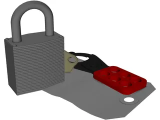 Lock Out Tag Out Kit 3D Model