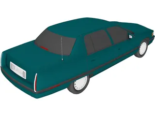 Cadillac DeVille (1994) 3D Model