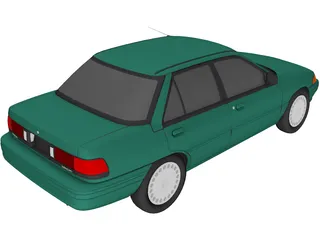 Mercury Tracer (1994) 3D Model