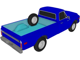 Chevrolet C10 Pickup (1972) 3D Model