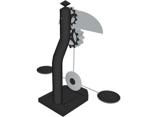 Pendulum Scales 3D Model