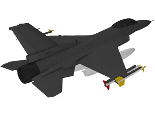 F-16C 3D Model