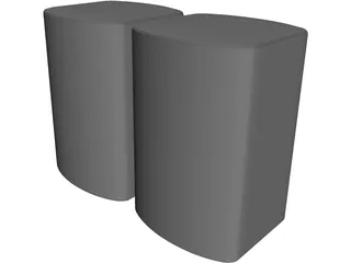 Speakers 3D Model