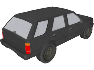 Isuzu Rodeo (1992) 3D Model