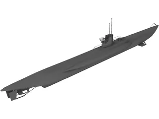 U-Boat 3D Model