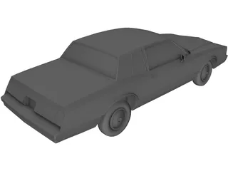 Chevrolet Monte Carlo (1983) 3D Model