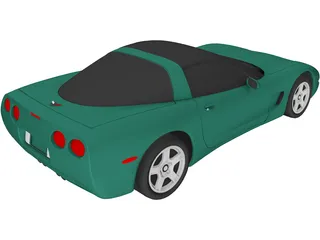 Chevrolet Corvette (1997) 3D Model