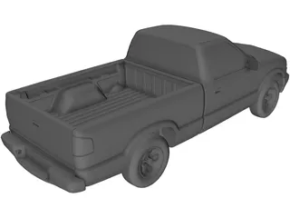 Chevrolet S10 Pickup (1998) 3D Model