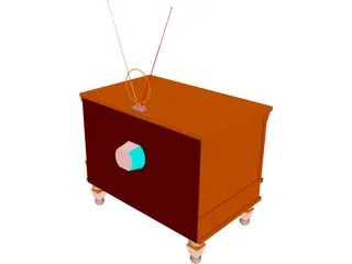 Television 3D Model