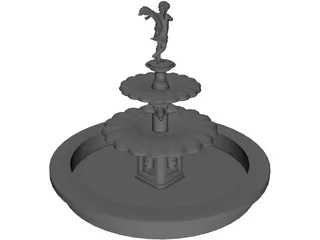 Fountain 3D Model