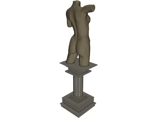 Greek Woman 3D Model