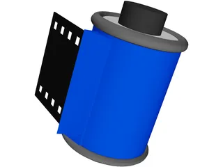 Film Roll 3D Model