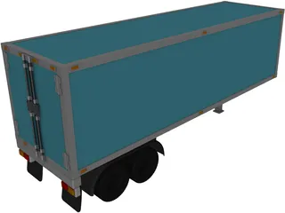 Trailer Box 3D Model