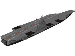 Nimitz Aircraft Carrier 3D Model