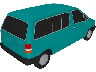 Ford Aerostar Van (1989) 3D Model