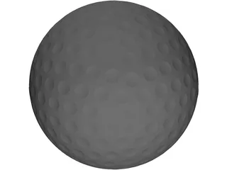 Golf Ball 3D Model