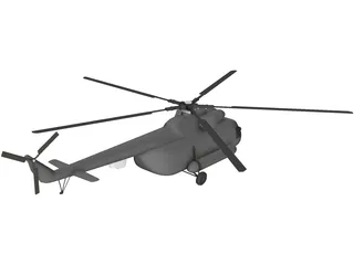 Mil Mi-8 Hip 3D Model