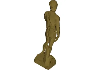 David Statue 3D Model