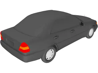 Mercedes-Benz 280 C (1994) 3D Model