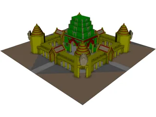 Castle 3D Model