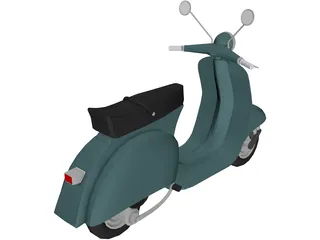 Scooter Vespa 3D Model