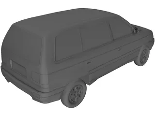 Mazda MPV (1992) 3D Model