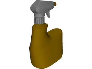 Bottle Spray 3D Model