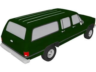 Chevrolet Suburban (1986) 3D Model