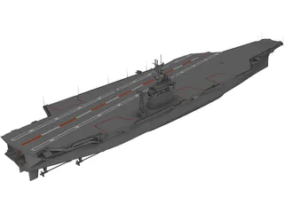 CVN-68 Nimitz 3D Model