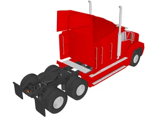 Freightliner FLD-120 3D Model